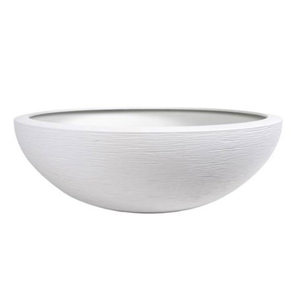 EDA BOWL-CERUSED WHITE 60*59*21CM