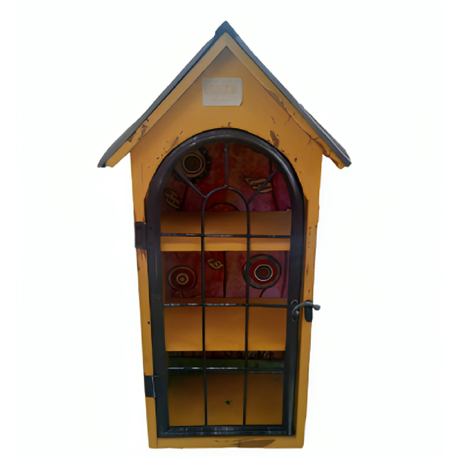 WOODEN BIRD HOUSE