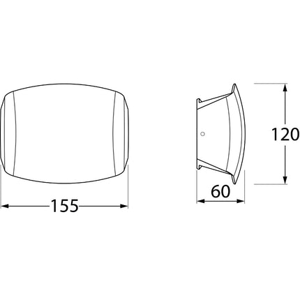 FUMAGALLI WALL LIGHT_BLACK 15.5CM