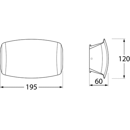 FUMAGALLI WALL LIGHT 19.5CM BLACK