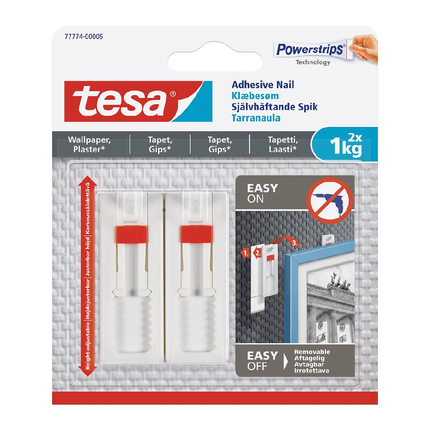 TESA ADHESIVE NAIL 2PCS 