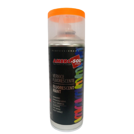 AMBRO 400ML FLURESCENT PAINT ORANGE  