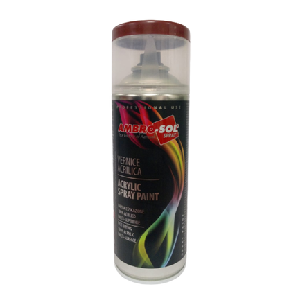 AMBRO 400ML ACRYLIC SPRAY PAINT OXIDE RED 