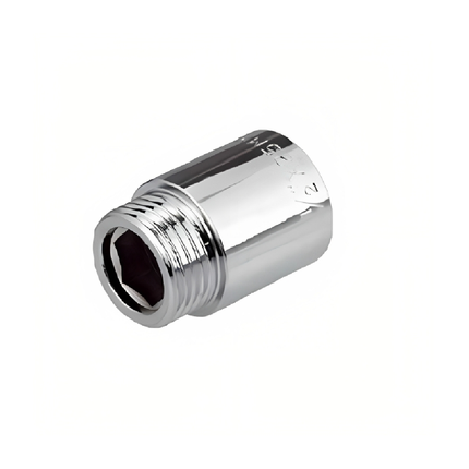 CHROME NIPPLE 1/2 * 20MM