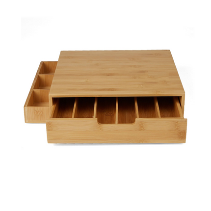 WOODEN COFFEE CAPSULES BOX