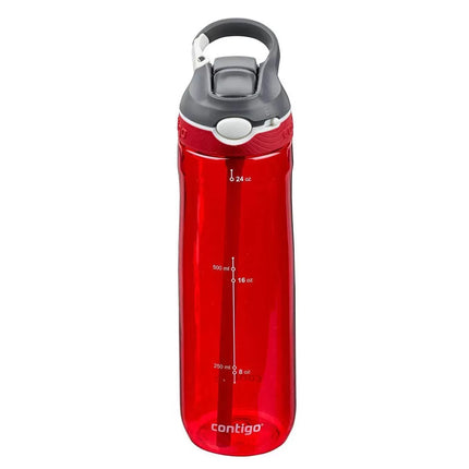 Contigo Autospout Ashland Water Bottle 720ml Red/Grey