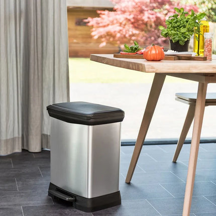 سلة نفايات بدعسة كيرفر ديكو 30 لتر 51 * 39 سم