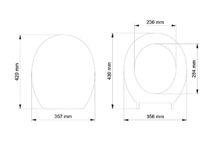 AYNE LUX TOILET COVER SET 1100G