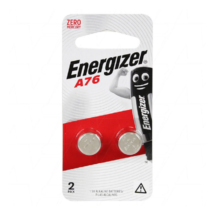 بطاريات ليثيوم إنرجايزر - 2 قطعة - (A76/LR44)