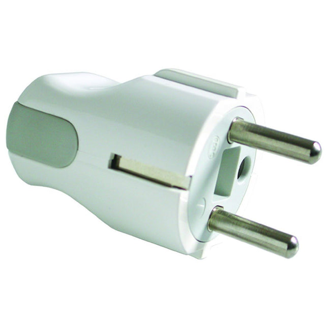 Fanton Angle White Plug 16A