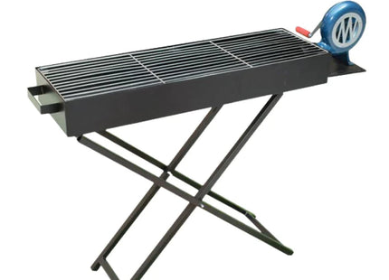 Charcoal grill with blower 30 * 80 cm