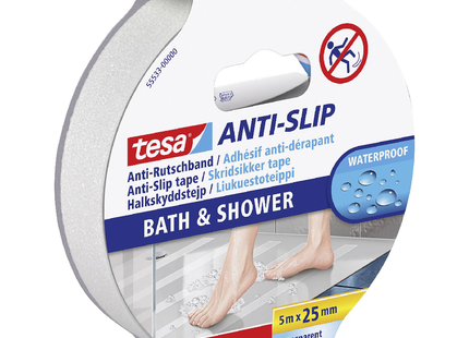 TESA 25MM*5 ANTI SLIP BATH&SHOWER 