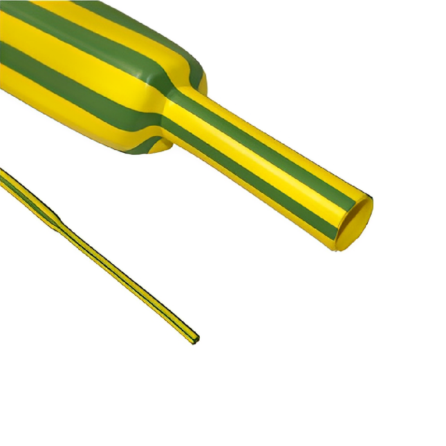 عازل أسلاك حراري هيت شرنك 19.1 مم × 1متر ، أصفر و أخضر