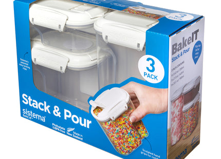 SISTEMA STACK & POUR 3 PACK