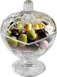 علبة حلوى باساباتشي جلوري زجاجي