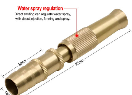 BRASS WATER HOSE HEAD 3 FUNCTIONS