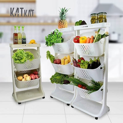 KAT KAT BASKET ORGANIZER / GRAY