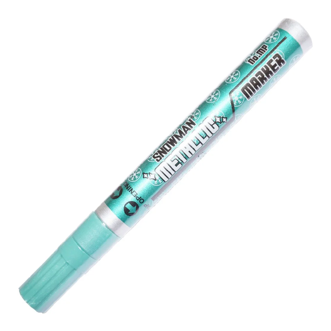 قلم دهان معدني سنومان - أخضر