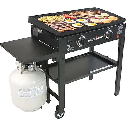 شواية غاز مسطحة ذات شعلتين من بلاك ستون