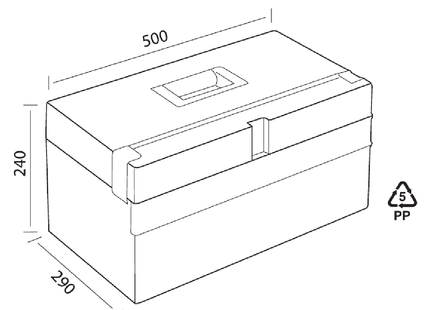 PROT-BAG 20" TOOLS BOX CP.02