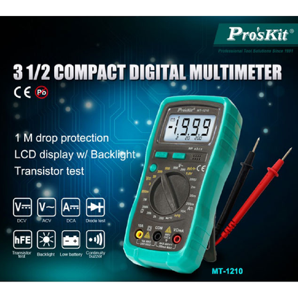 PROSKIT MULTIMETER MT-1210