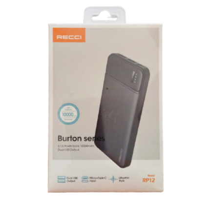 RECCI POWER BANK 10000MAH  