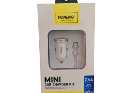 FONENG C10 TYPE-C MINI CAR CHARGER KIT