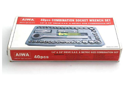 AIWA COMBINATION SOCKET WRENCH SET_40PCS