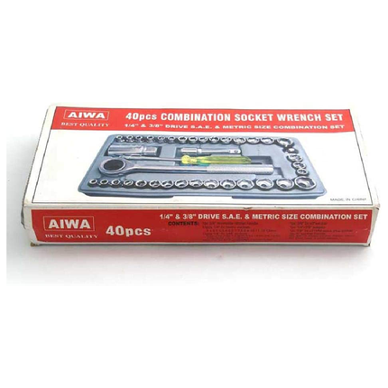 AIWA COMBINATION SOCKET WRENCH SET_40PCS
