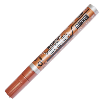 SNOWMAN METALLIC PAINT MARKER COPPER  