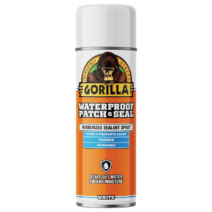 GORILLA WATERPROOF PATCH AND SEAL SPRAY WHITE