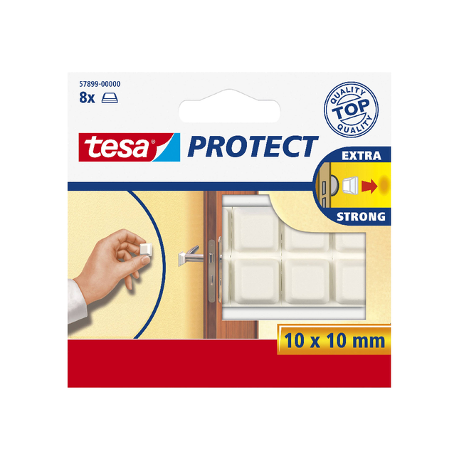 TESA PROTECT PROTECTION BUFFERS - 10MM X 10MM - WHITE