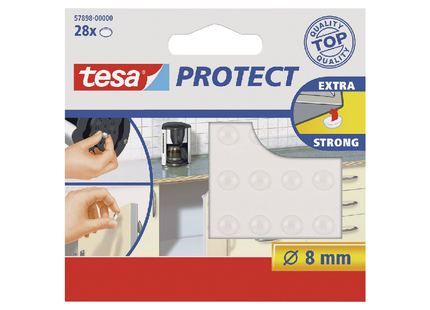 قطع مطاطية لاصقة لامتصاص الضوضاء والحماية من تيسا 28 قطعة