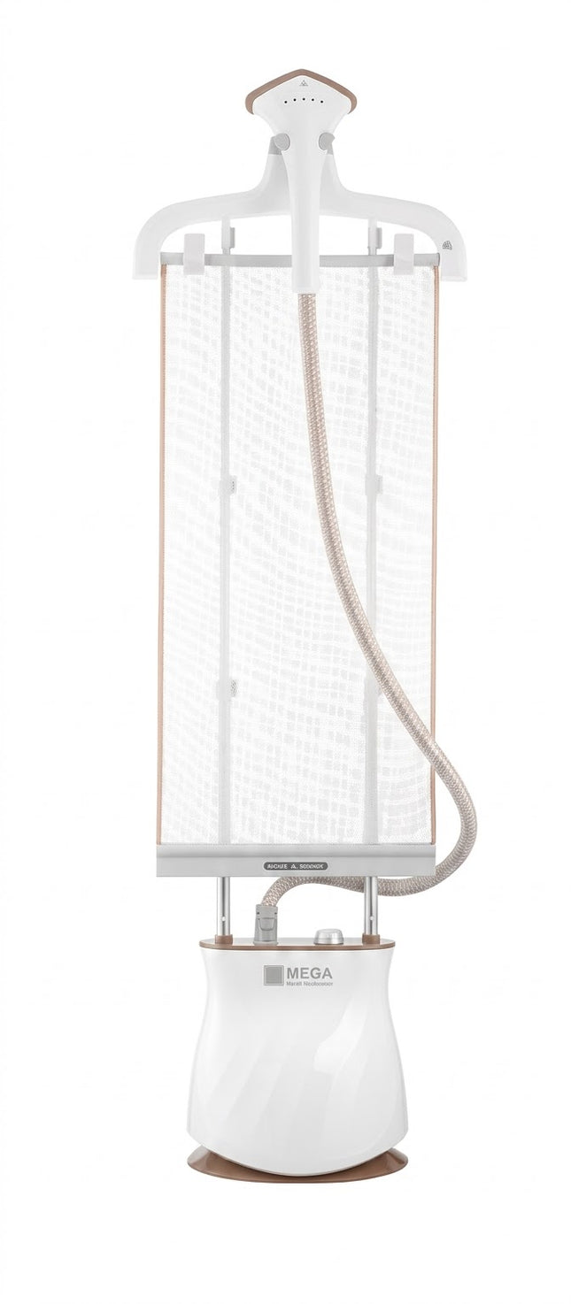 مكواة بخار عامودية من ميجا, 2400 واط ,مع عمود دعم مزدوج