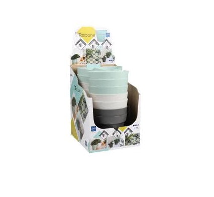 Semicircular plant pot for the wall, 21 cm