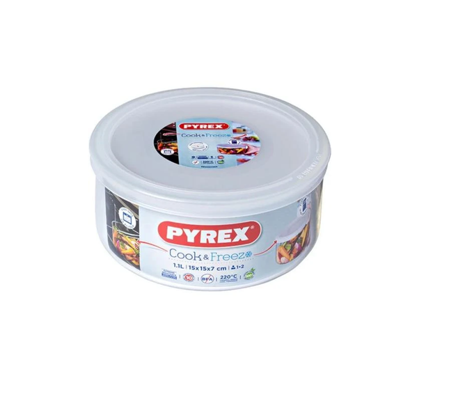 PYREX FREEZER FOOD CONTAINER WITH LID 0.6L 
