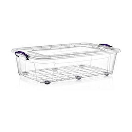 صندوق تخزين بعجلات من بوليتايم 30 لتر