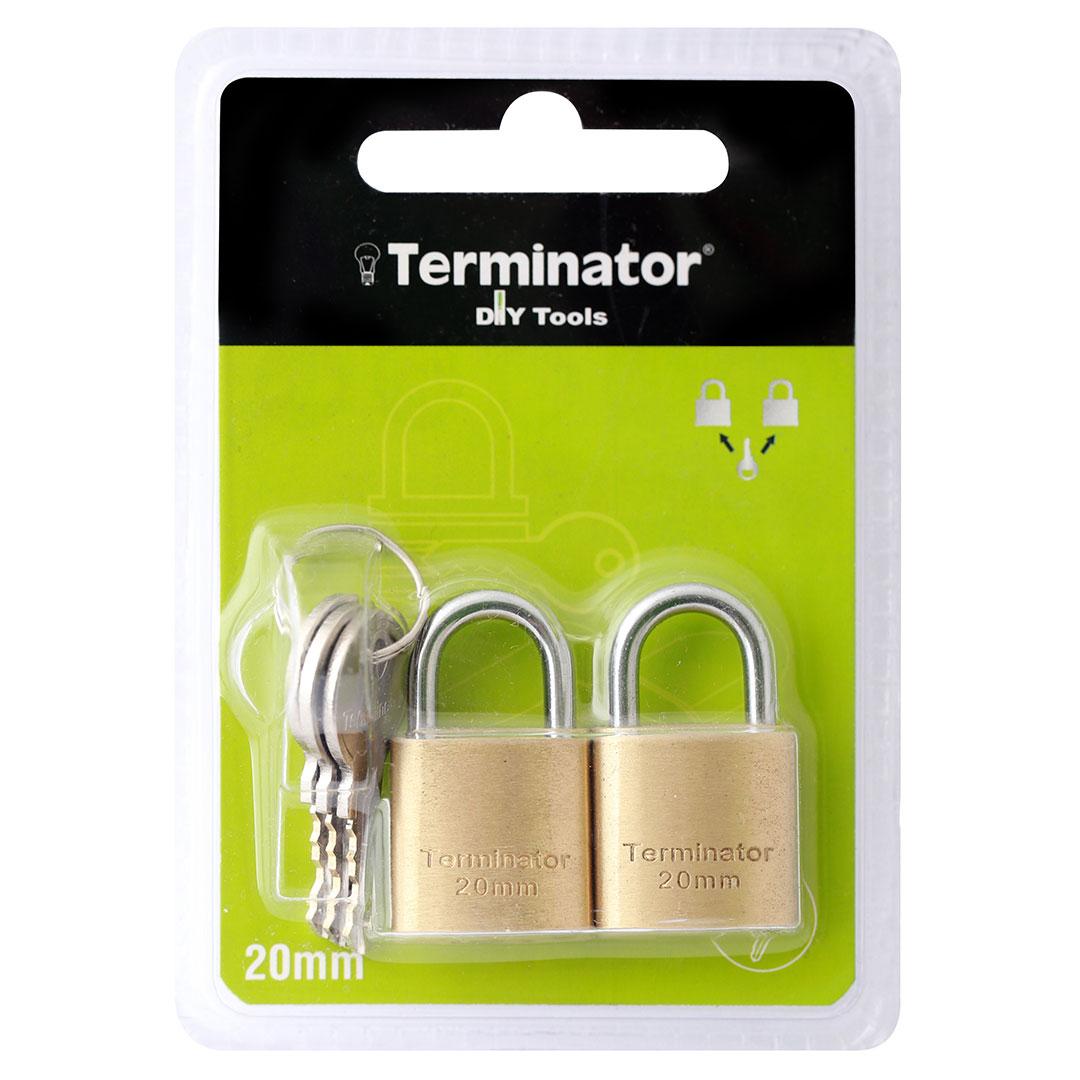 TERMINATOR KEYED PAD LOCK, TPLS-20A2 20MM – Mega Hardware