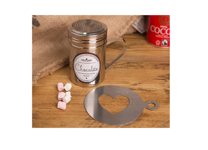 LC COCOA SHAKER AND STENCIL GIFT SET