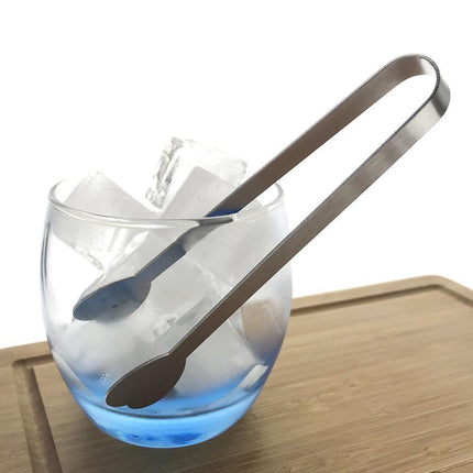 KITCHEN CRAFT SMALL 10CM STAINLESS STEEL SUGAR CUBE / GLAçON SERVING TONGS