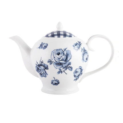 KATIE ALICE VINTAGE INDIGO 6 CUP TEAPOT