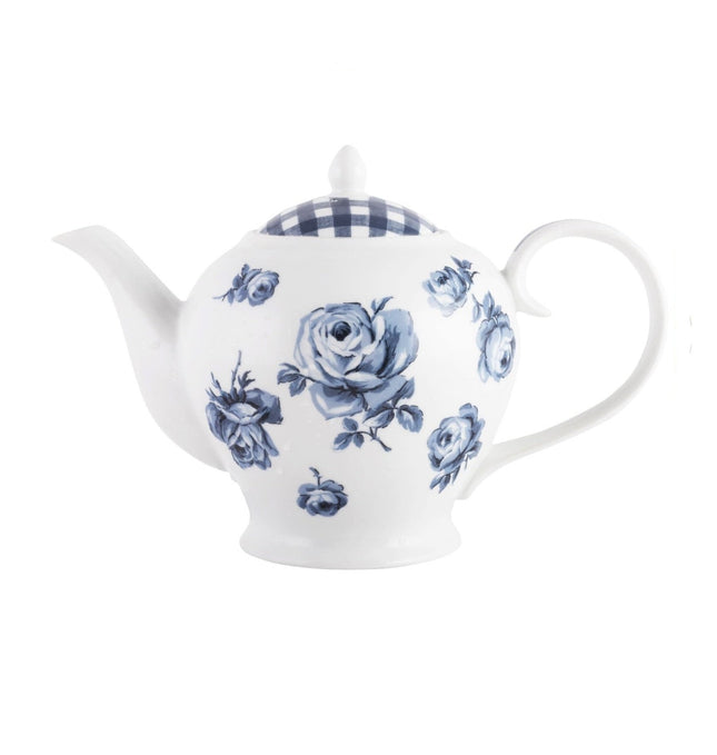 KATIE ALICE VINTAGE INDIGO 6 CUP TEAPOT