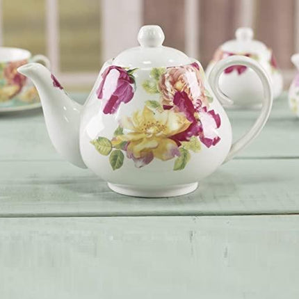 CREATIVE TOPS ROYAL BOTANIC GARDENS KEW SOUTHBORNE 4 CUP ROSE TEAPOT
