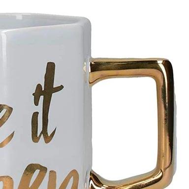 CREATIVE TOPS AVA & I MAKE IT HAPPEN OCTAGONAL MUG