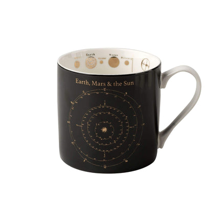 CREATIVE TOPS BLACK ASTRONOMY CAN MUG (β)