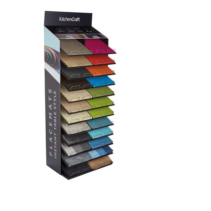 KITCHEN CRAFT WOVEN PLACEMAT, BEIGE MIX, 30X45CM