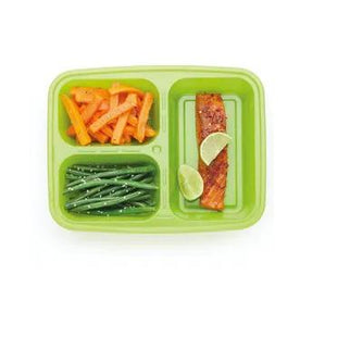 كيتشن كرافت تناول طعام صحي، 5 عبوات من صناديق الغداء ذات الأجزاء المقسمة للتحكم في حصة الطعام