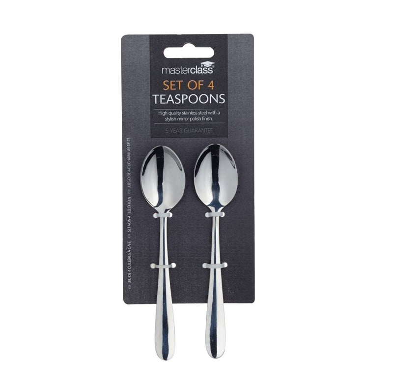 MASTER CLASS EGG SPOONS SET OF FOUR STAINLESS STEEL