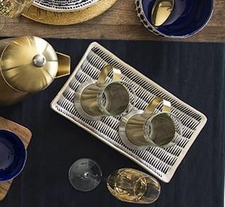 MIKASA AZORES DASH RECTANGLE PLATTER