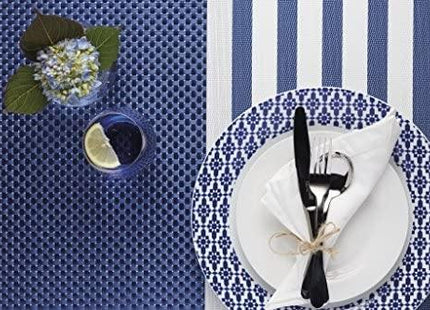 KITCHENCRAFT WOVEN ROYAL BLUE PLACEMAT